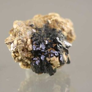 Schorl, albite