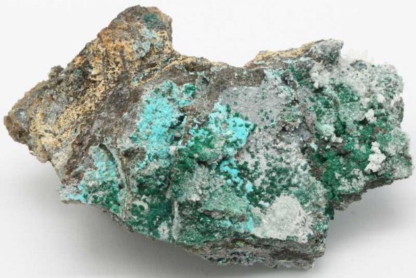 Aurichalcit, malachit