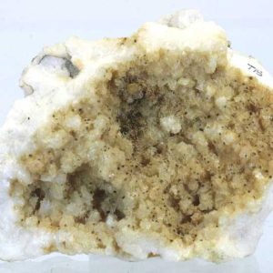 Goethite (velvet ore), calcite, quartz