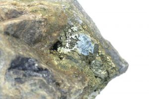 Pyrit, boulangerit, bournonit