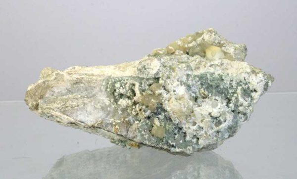 Pumpellyit, albit, kalcit, křišťál – Bild 4