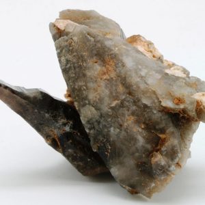 Smoky quartz, albite