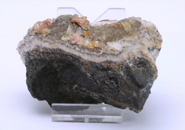 Baryte, dolomite, sphalerite