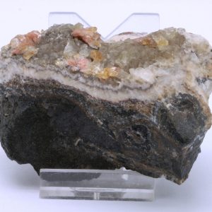 Baryte, dolomite, sphalerite