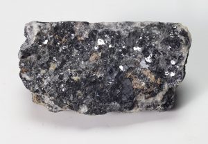 Miargyrit, stříbro, galenit