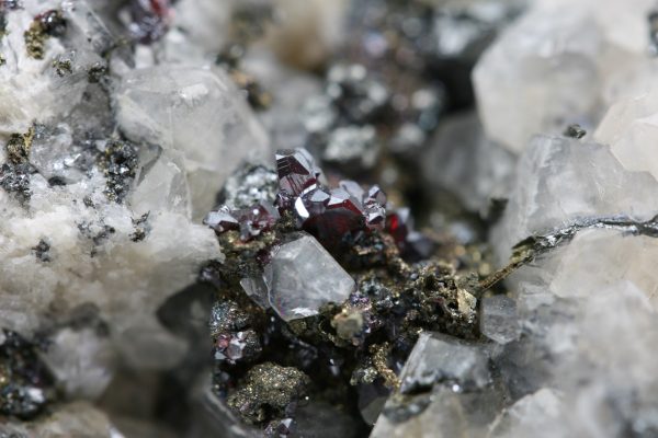 Proustite, argentite