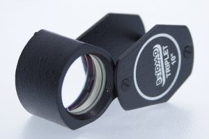 Gemologická lupa, triplet 10× zvětšení