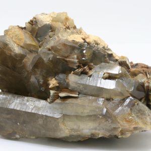 Smoky quartz, muscovite