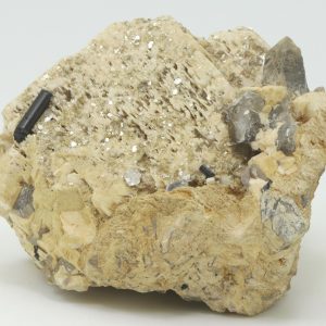 Orthoclase, Limonite, Skorodite