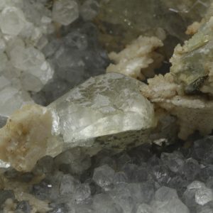 Baryte, dolomite, quartz