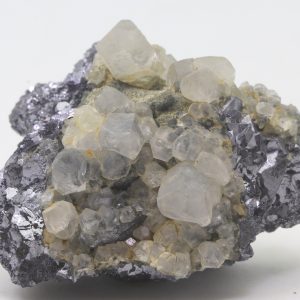Galena, calcite
