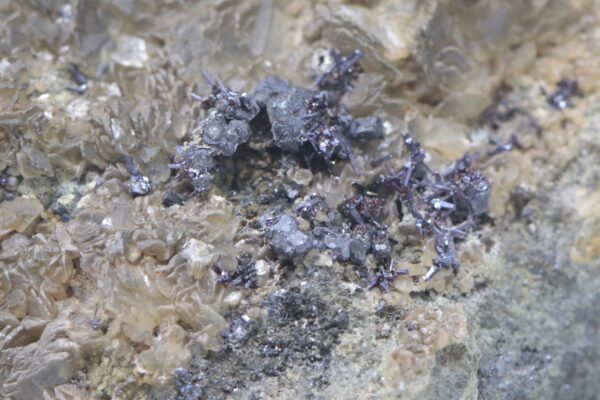 Pyrostilpnit, proustit, argentit – Bild 6