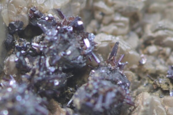 Pyrostilpnit, proustit, argentit – Bild 7