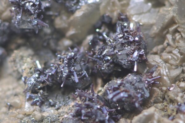 Pyrostilpnit, proustit, argentit – Bild 8