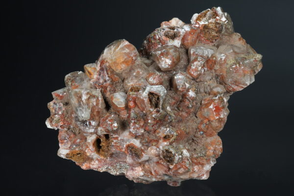 Kalcit, goethit - sametka, pyrit – Bild 3