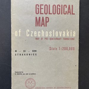 Geological map of Czechoslovakia