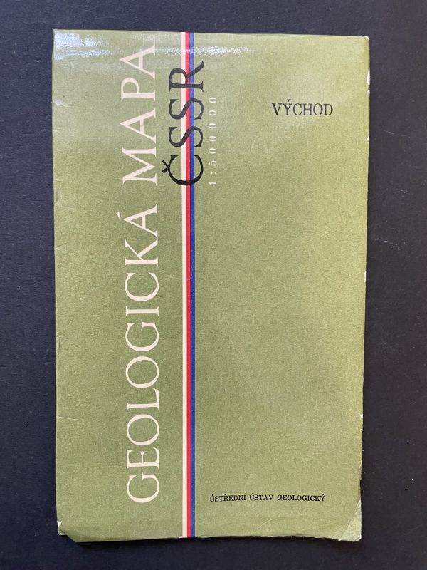 Geologická mapa ČSSR 1:500 000 - východ