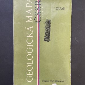 Geologická mapa ČSSR 1:500 000 - západ