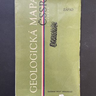 Geologická mapa ČSSR 1:500 000 - západ