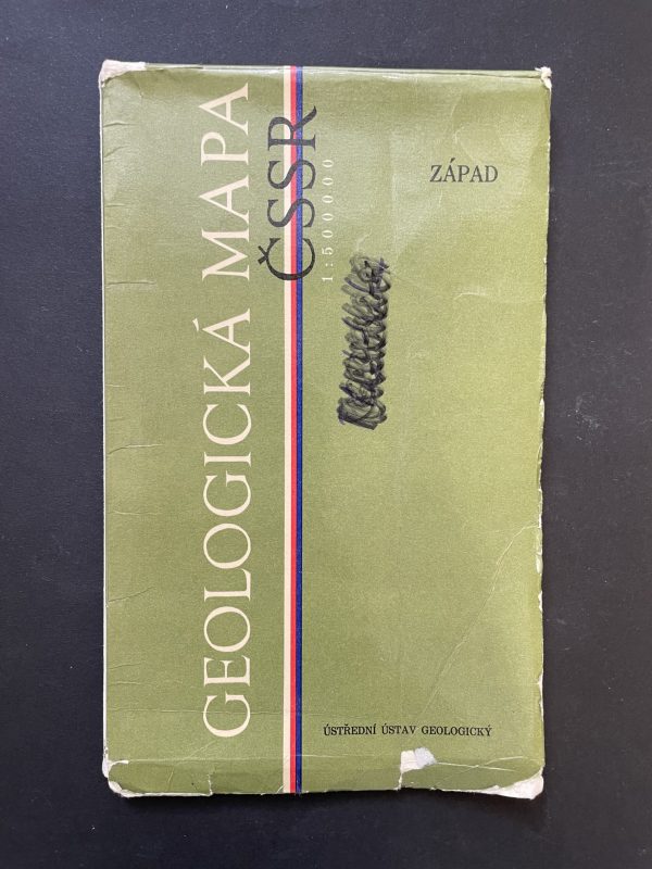 Geologická mapa ČSSR 1:500 000 - západ