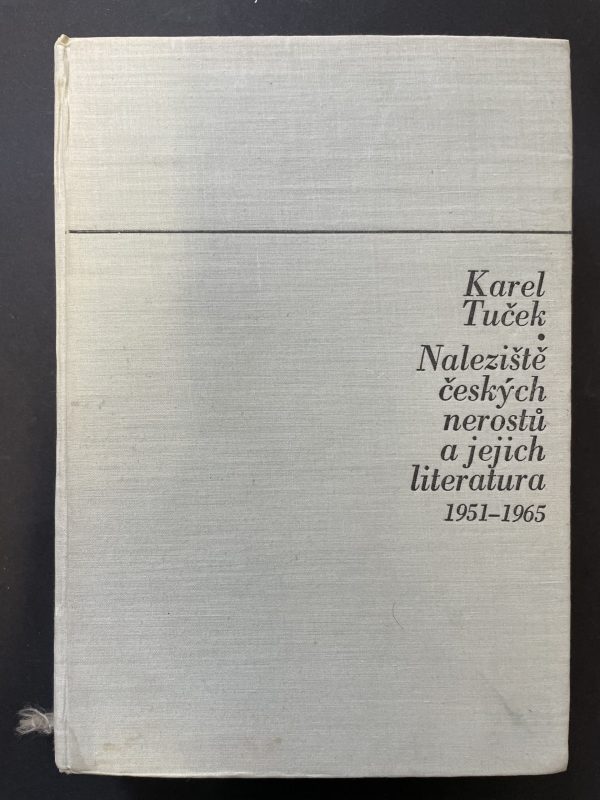 Naleziště českých nerostů a jejich literatura 1951–1965