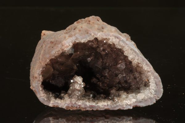 Quarz-Geode, Limonit
