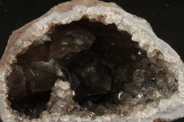 Quarz-Geode, Limonit – Bild 4