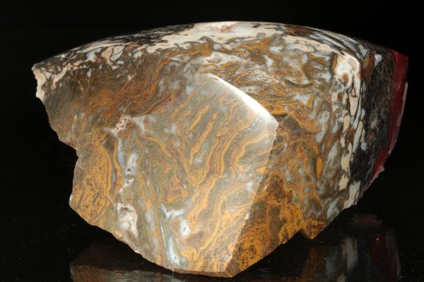 Eisenhaltiger Quarz mit Achat-Augen – Bild 4