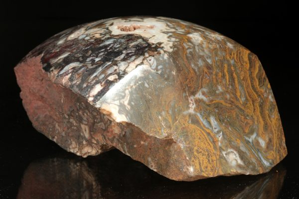 Eisenhaltiger Quarz mit Achat-Augen – Bild 6