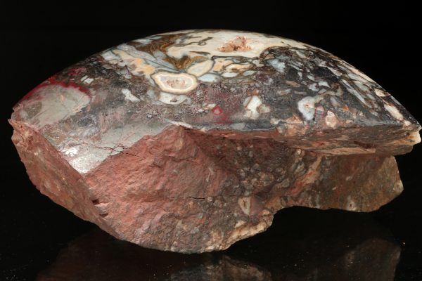 Eisenhaltiger Quarz mit Achat-Augen – Bild 7