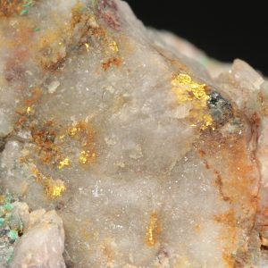 Native gold .