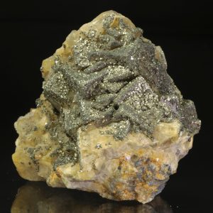 Fluorit, pyrit